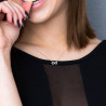 Collier "INFINI" entièrement serti de Oxydes de Zirconium 