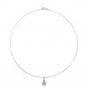 Collier "Garçon" entièrement serti de Oxydes de Zirconium 