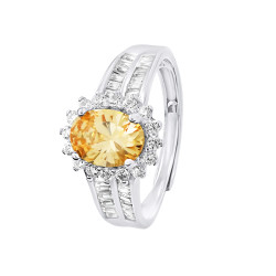 Bague motif "OVALE" Ajustable 