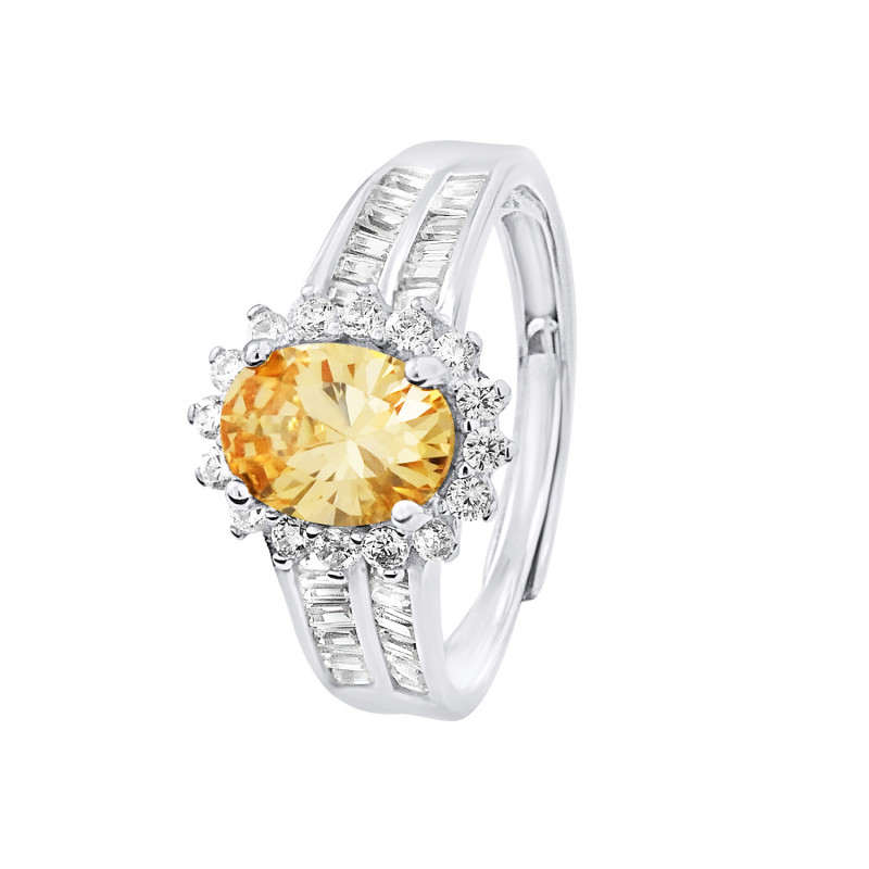 Bague motif "OVALE" Ajustable 