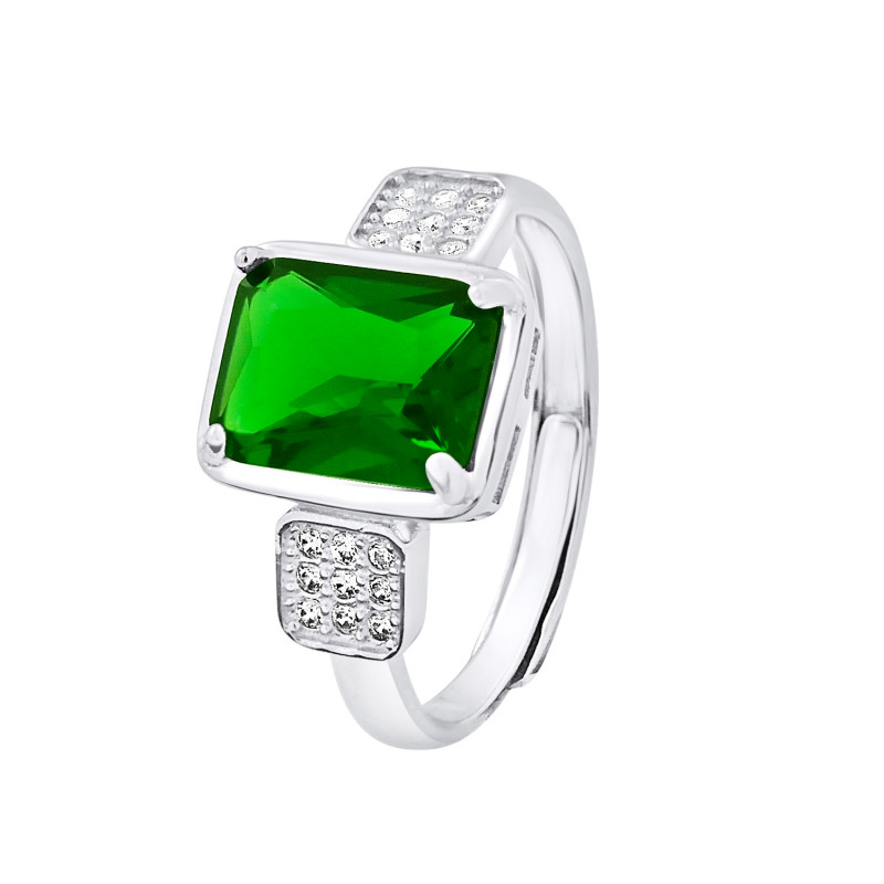 Bague motif "RECTANGLE" Ajustable 