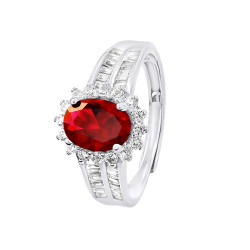 Bague motif "OVALE" Ajustable 