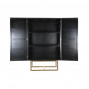 Armoire DKD Home Decor   110 x 50 x 180 cm Noir Métal Peuplier