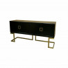 Buffet DKD Home Decor Noir Métal Peuplier (180 x 50 x 90 cm)