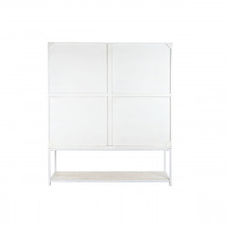 Étagère DKD Home Decor Blanc Noir Métal Bois de manguier 170 x 45 x 200 cm