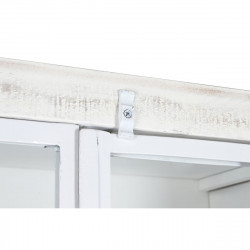 Étagère DKD Home Decor Blanc Noir Métal Bois de manguier 170 x 45 x 200 cm