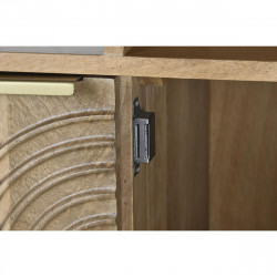 Étagère DKD Home Decor Doré Naturel Bois de manguier 90 x 40 x 180 cm (1)
