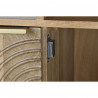 Étagère DKD Home Decor Doré Naturel Bois de manguier 90 x 40 x 180 cm (1)