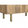 Étagère DKD Home Decor Doré Naturel Bois de manguier 90 x 40 x 180 cm (1)