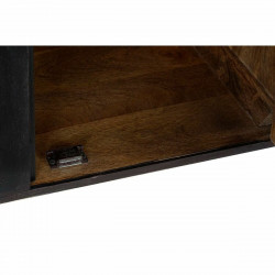 Buffet DKD Home Decor Noir Naturel Rotin Bois de manguier (150 x 40 x 78 cm)