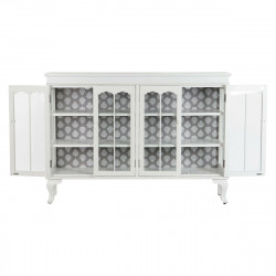 Buffet DKD Home Decor Blanc Verre Sapin 142,5 x 40,5 x 101,5 cm
