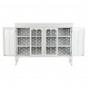 Buffet DKD Home Decor Blanc Verre Sapin 142,5 x 40,5 x 101,5 cm