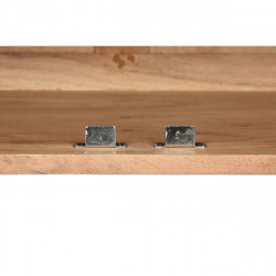Meubles de télévision Home ESPRIT Marron Noir Métal Acacia 145 x 40 x 52 cm