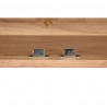 Meubles de télévision Home ESPRIT Marron Noir Métal Acacia 145 x 40 x 52 cm