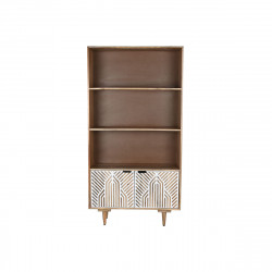 Étagère Home ESPRIT Blanc Bois de manguier 90 x 35 x 168 cm