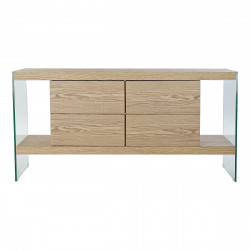 Buffet DKD Home Decor Verre Bois MDF (160 x 45 x 80 cm)
