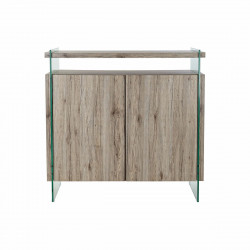 Buffet DKD Home Decor Naturel MDF Verre trempé (120 x 44 x 120 cm)