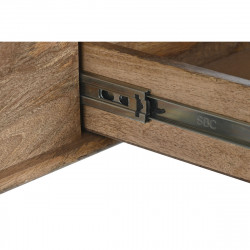 Console DKD Home Decor Naturel Noir Métal Bois de manguier