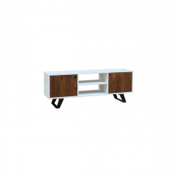 Meubles de télévision DKD Home Decor Blanc 135 x 35 x 40 cm Métal Bois de manguier