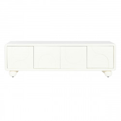 Meubles de télévision DKD Home Decor Blanc Bois MDF 160 x 37 x 50 cm