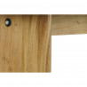 Table d'appoint Home ESPRIT Blanc Marron Marbre Bois de manguier 120 x 38 x 77 cm