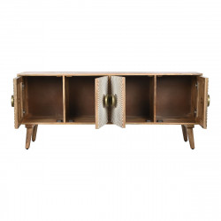 Meubles de télévision Home ESPRIT Doré Naturel Bois 145 x 40 x 60 cm