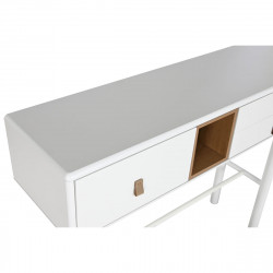 Console Home ESPRIT Jaune Blanc Bois MDF 120 x 35 x 90 cm