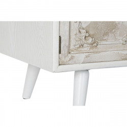 Meubles de télévision DKD Home Decor 136 x 40,5 x 52 cm Sapin Beige Blanc Bois MDF