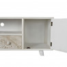 Meubles de télévision DKD Home Decor 136 x 40,5 x 52 cm Sapin Beige Blanc Bois MDF
