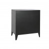 Caisson à Tiroirs Home ESPRIT Noir Métal Loft 75 x 45 x 80 cm