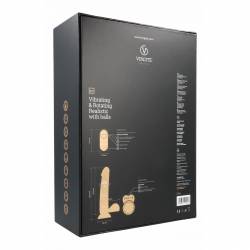 Gode réaliste Virgite R10 Noir 21 cm